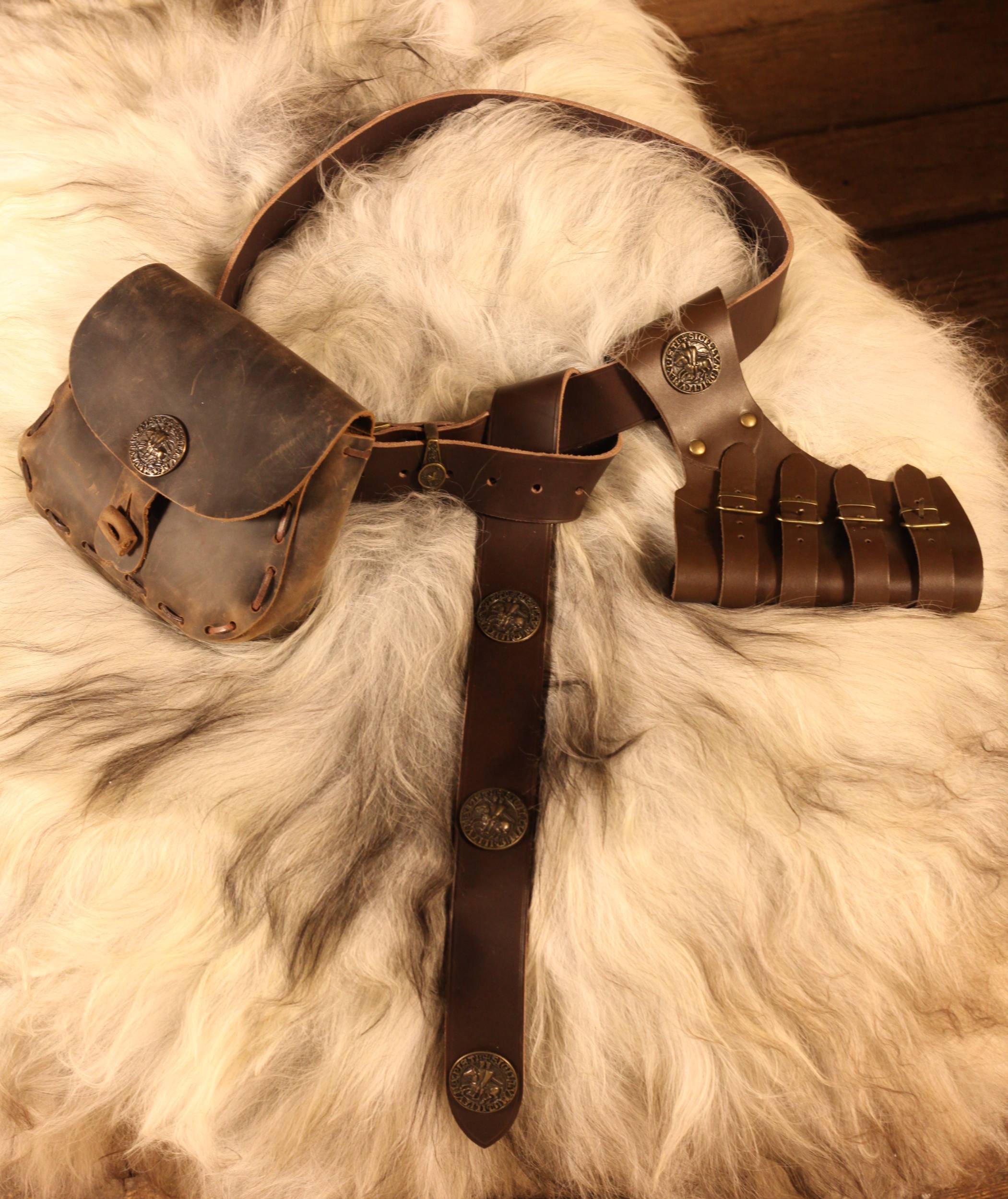 Set Tempelritter braun