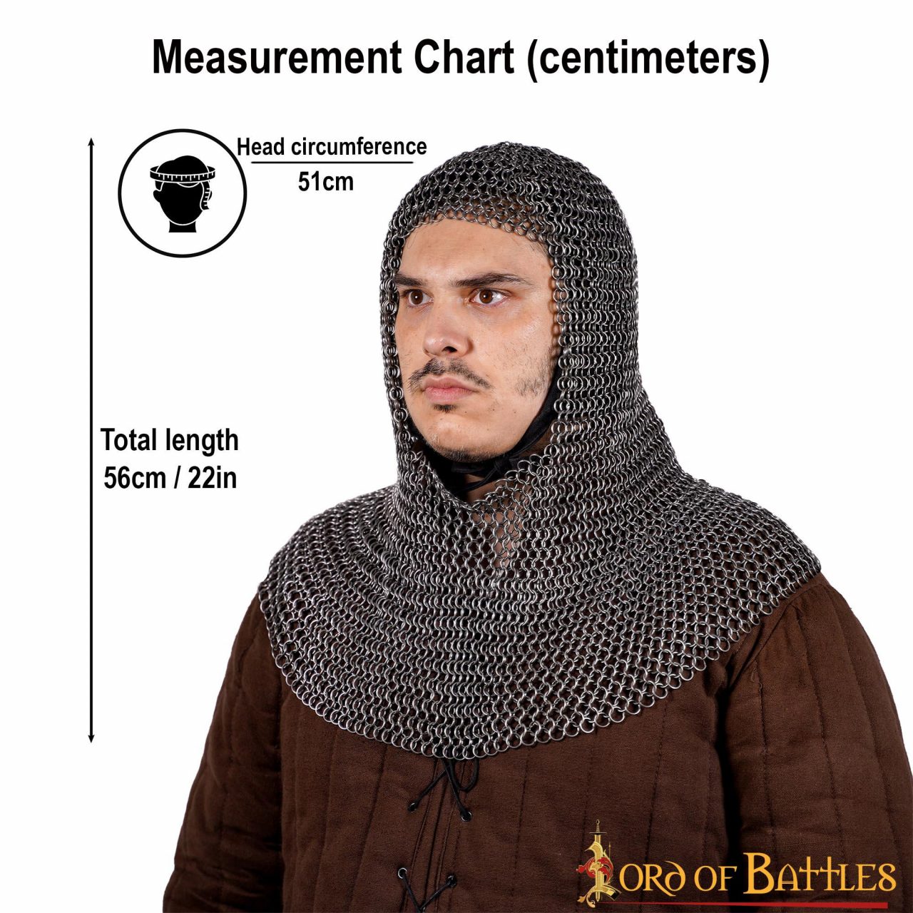 Kettenhaube klassisch, konifiziert, ID 9 m