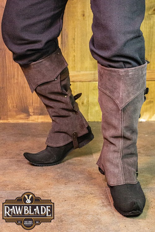 Gamaschen aus Veloursleder