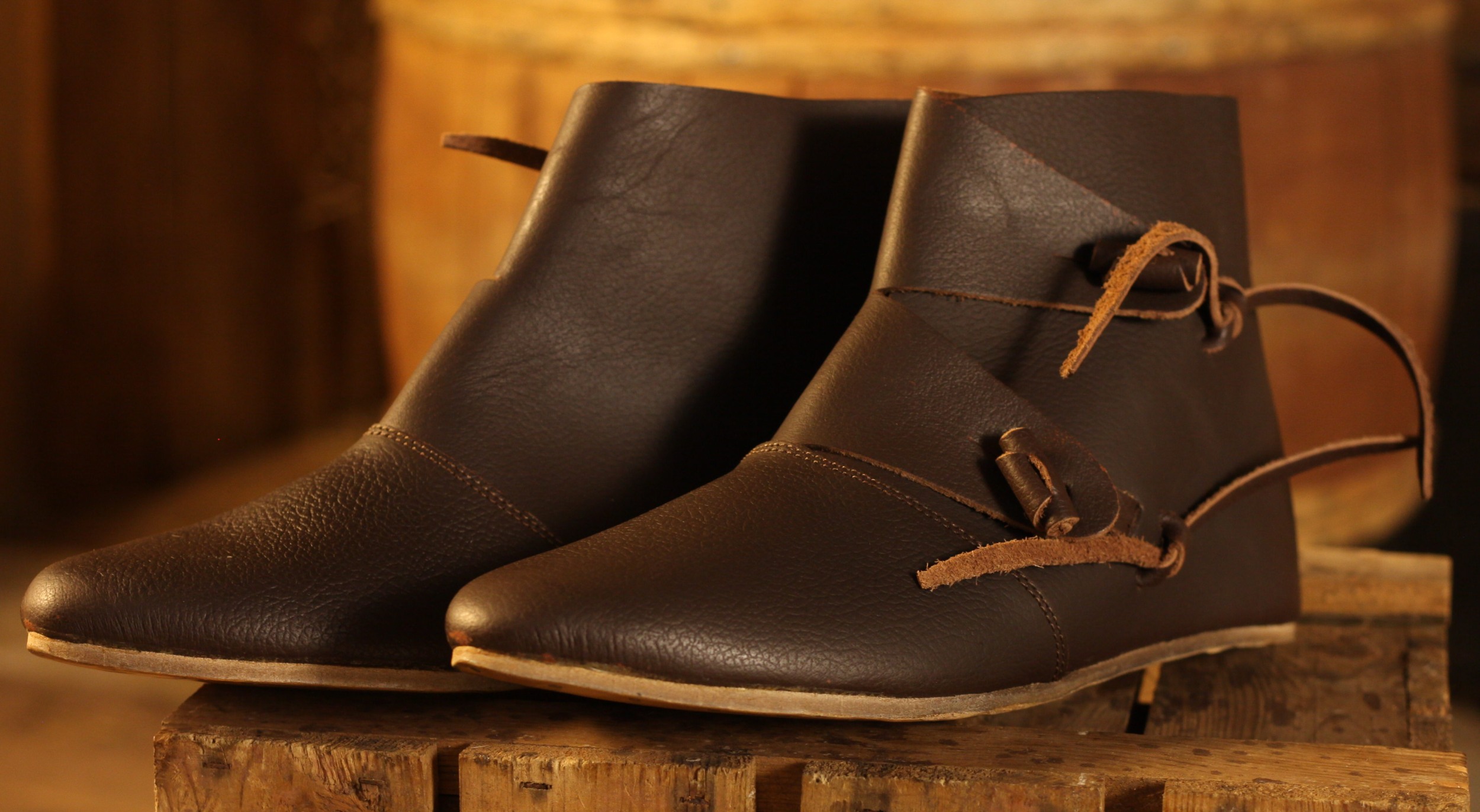 Mittelalterliche Halbstiefel Knut