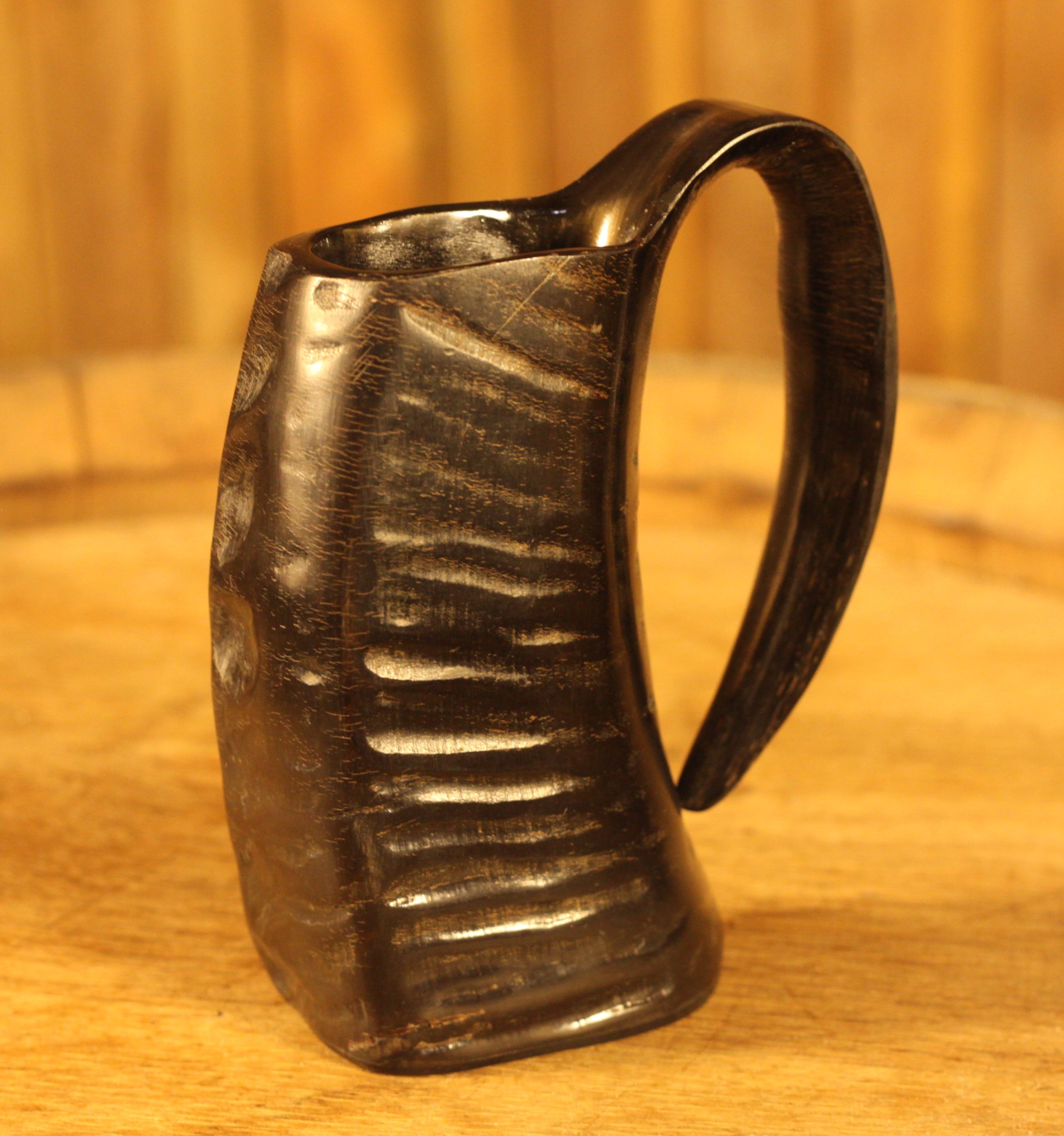 Mittelalterlicher Wikinger Horn Krug Bierkrug Hand