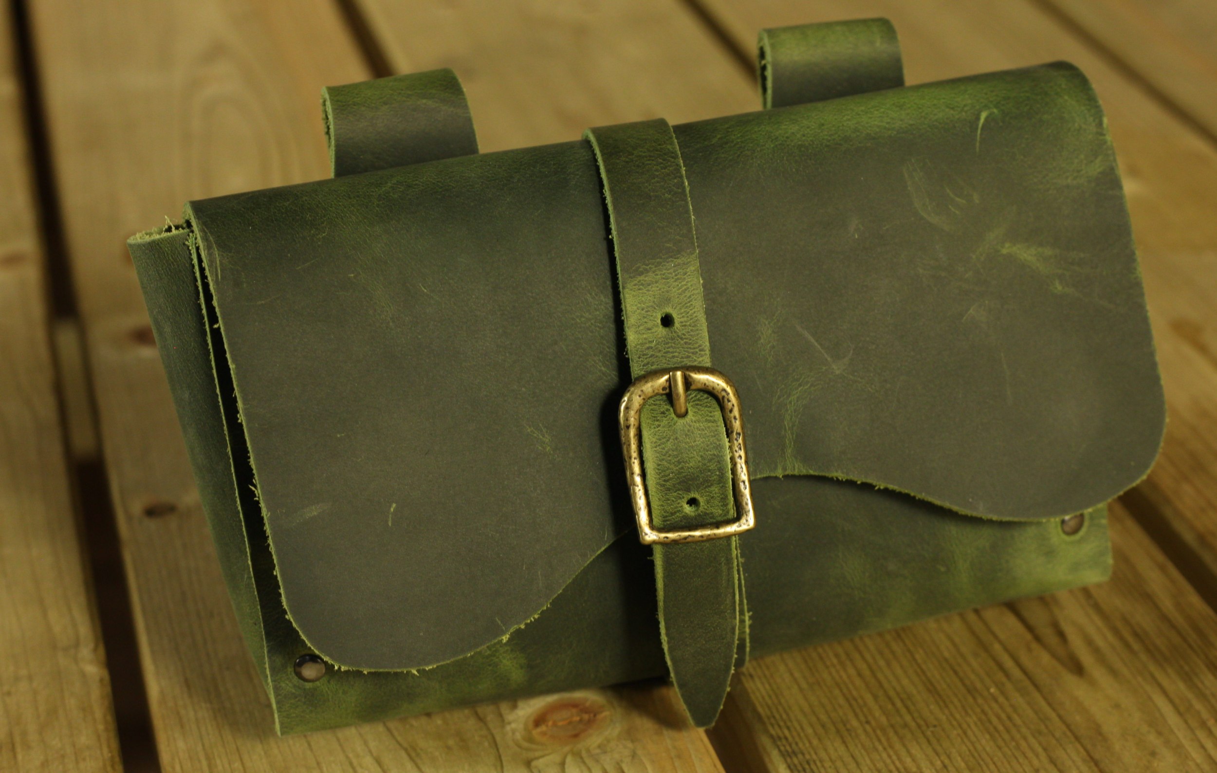 Große Gürteltasche aus Leder