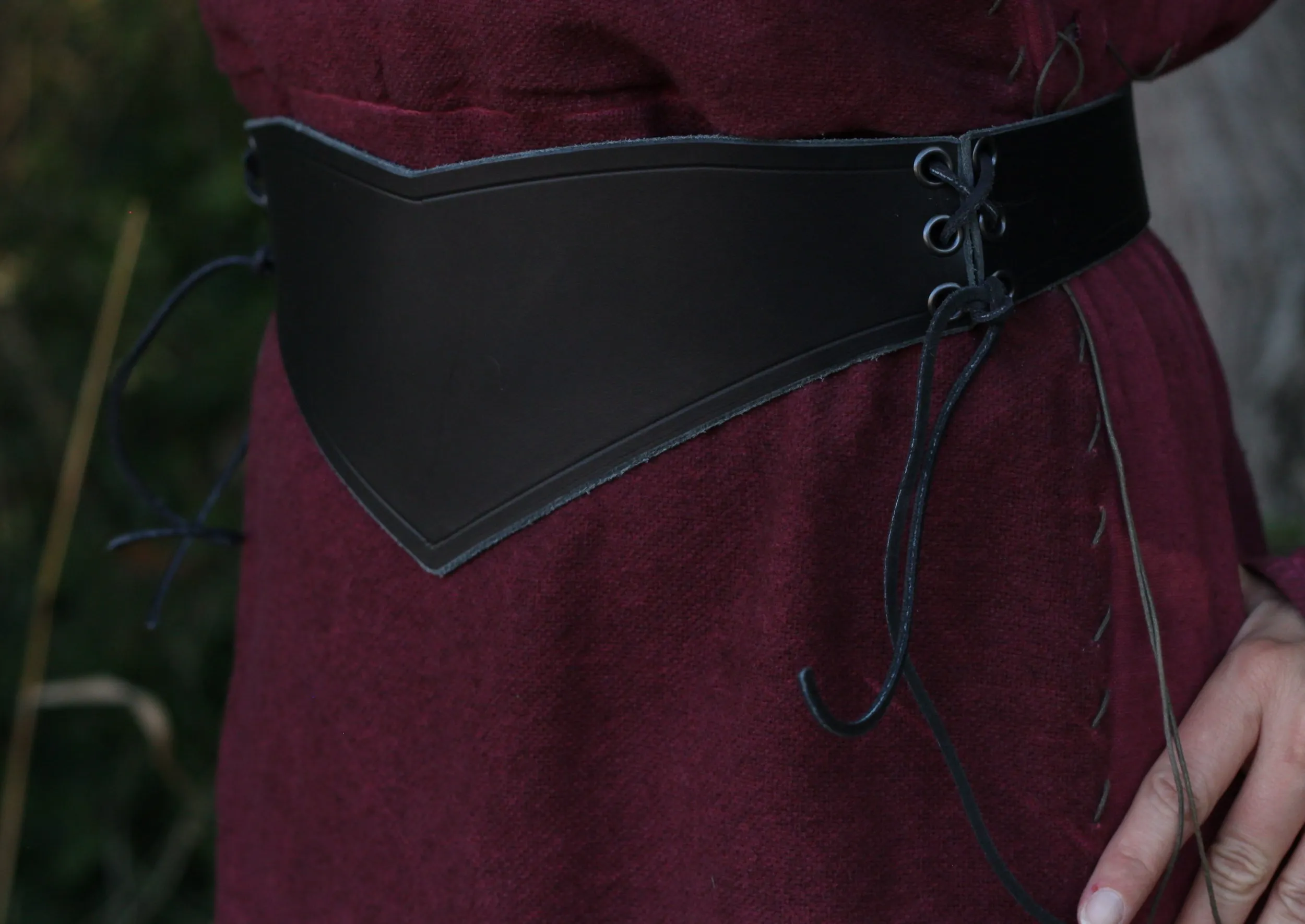 Miedergürtel aus Leder