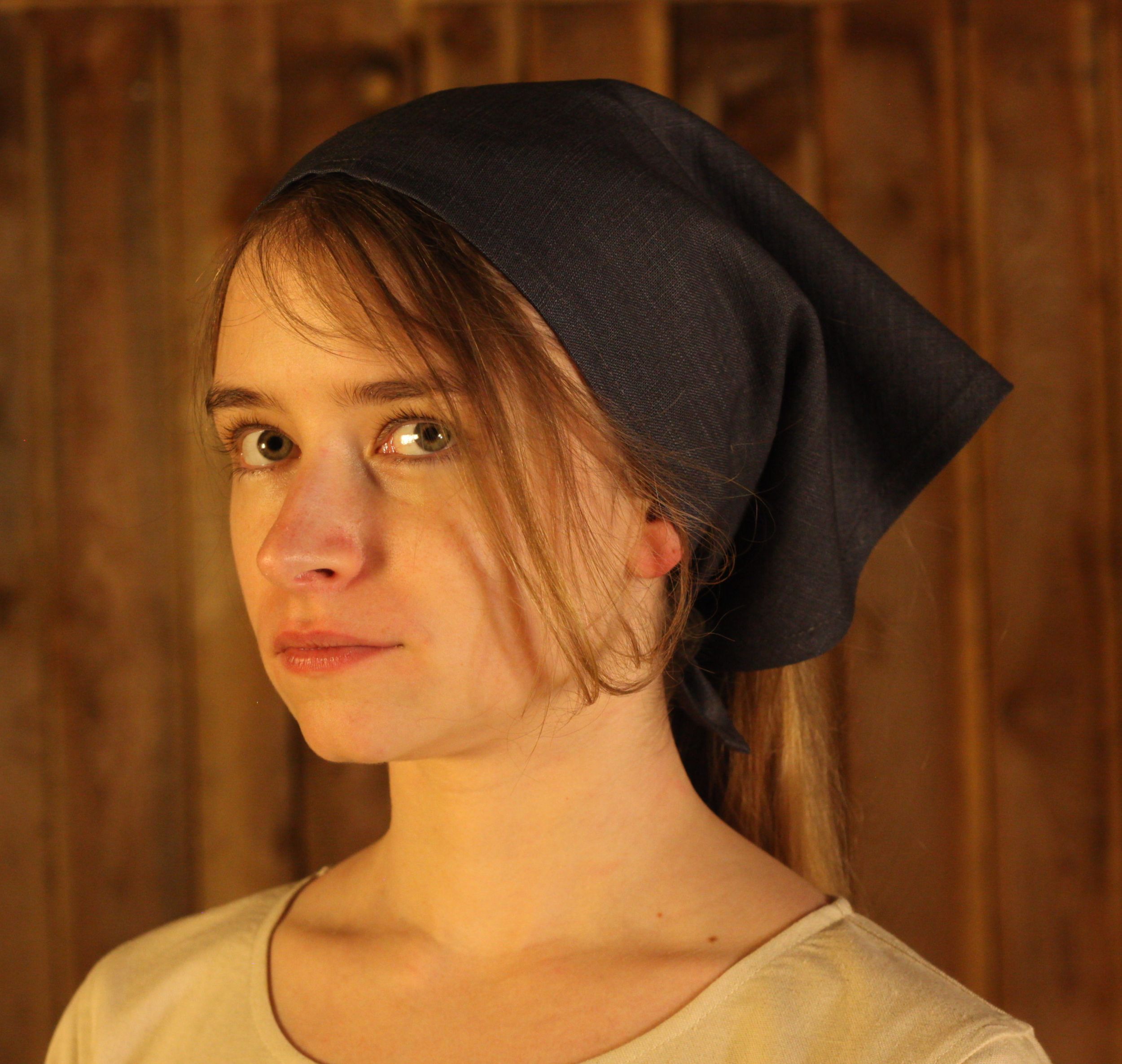 Dreieckstuch aus Leinen