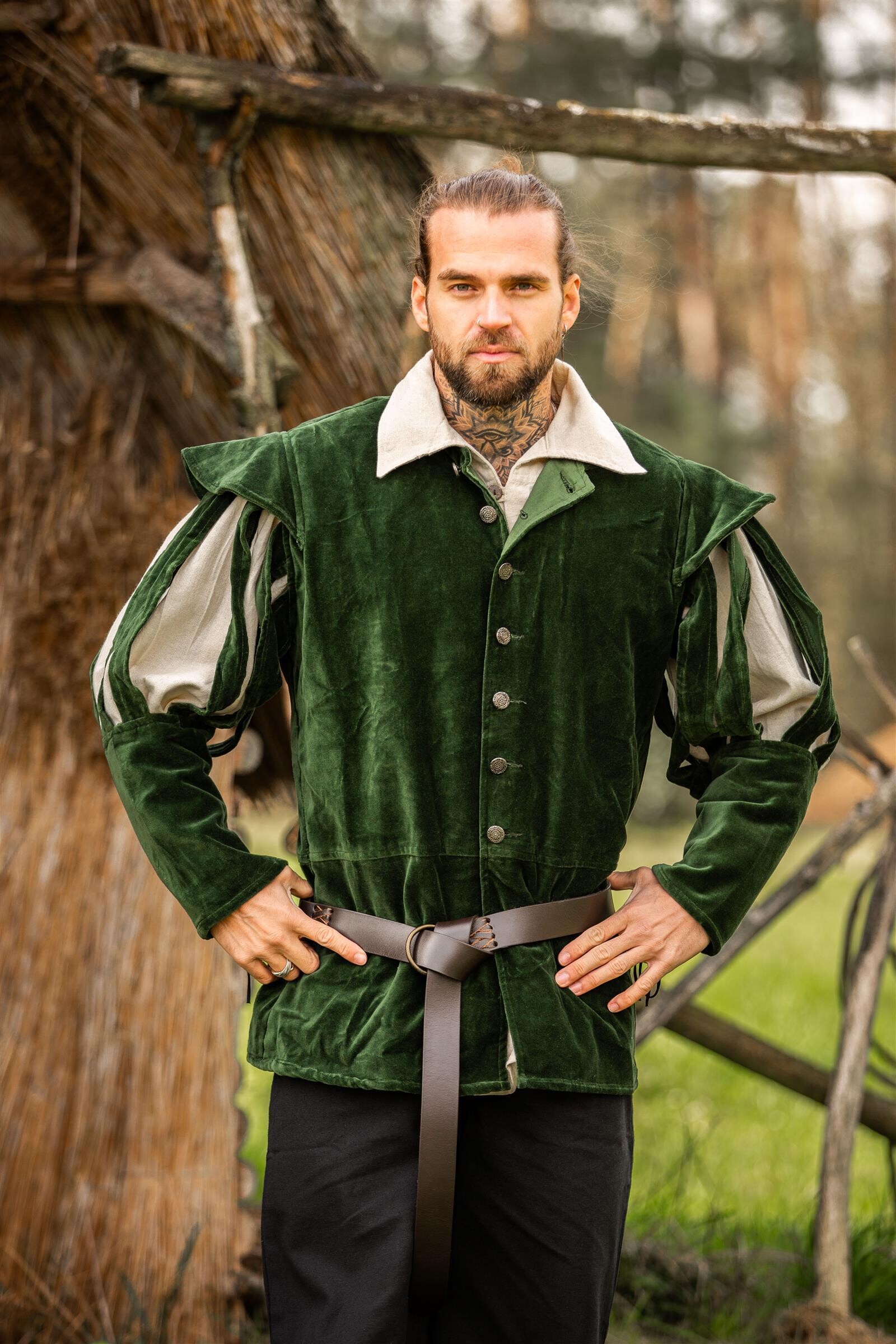 Wams aus Baumwollsamt