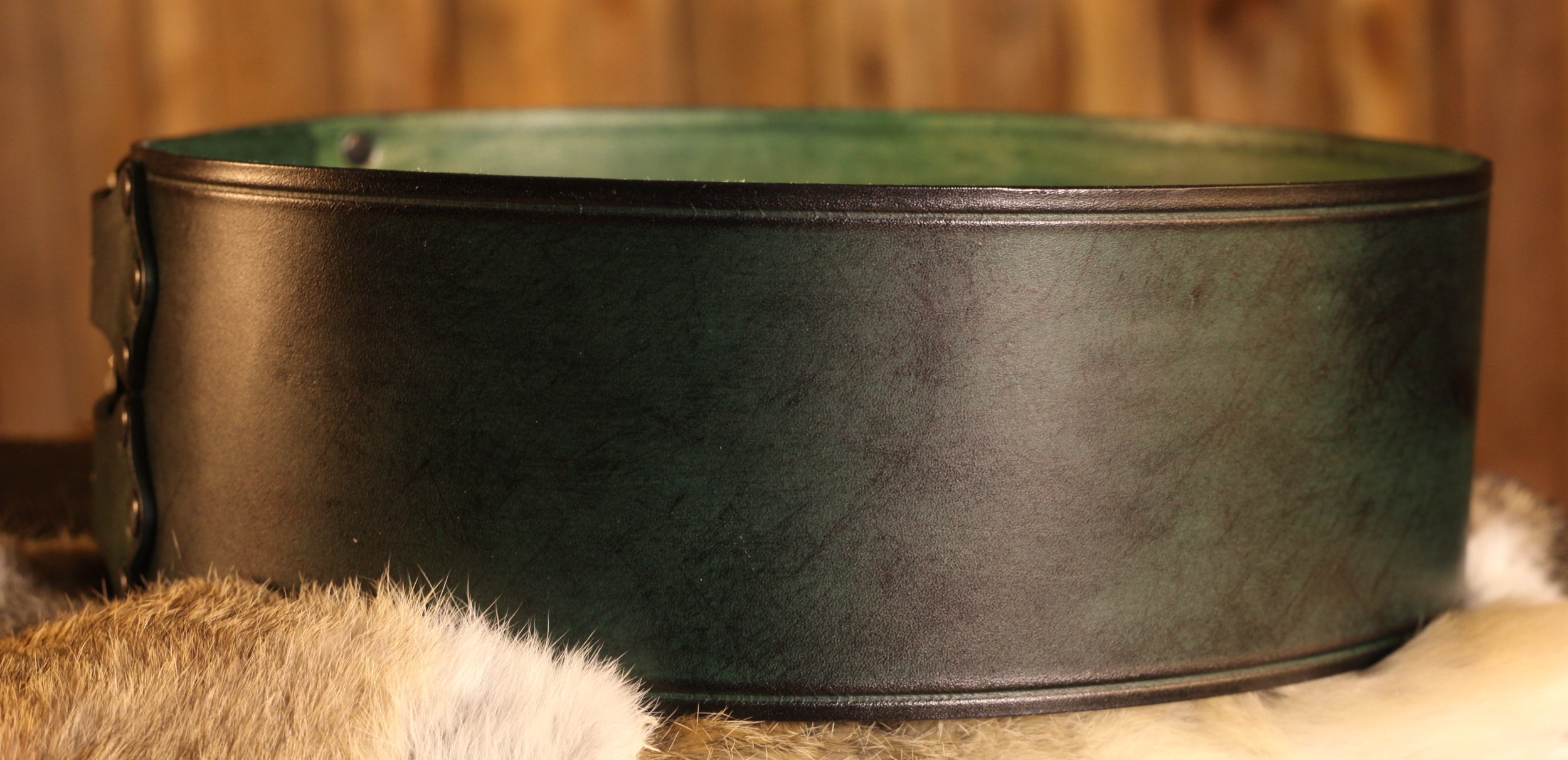 Breitgürtel aus Leder, 10cm