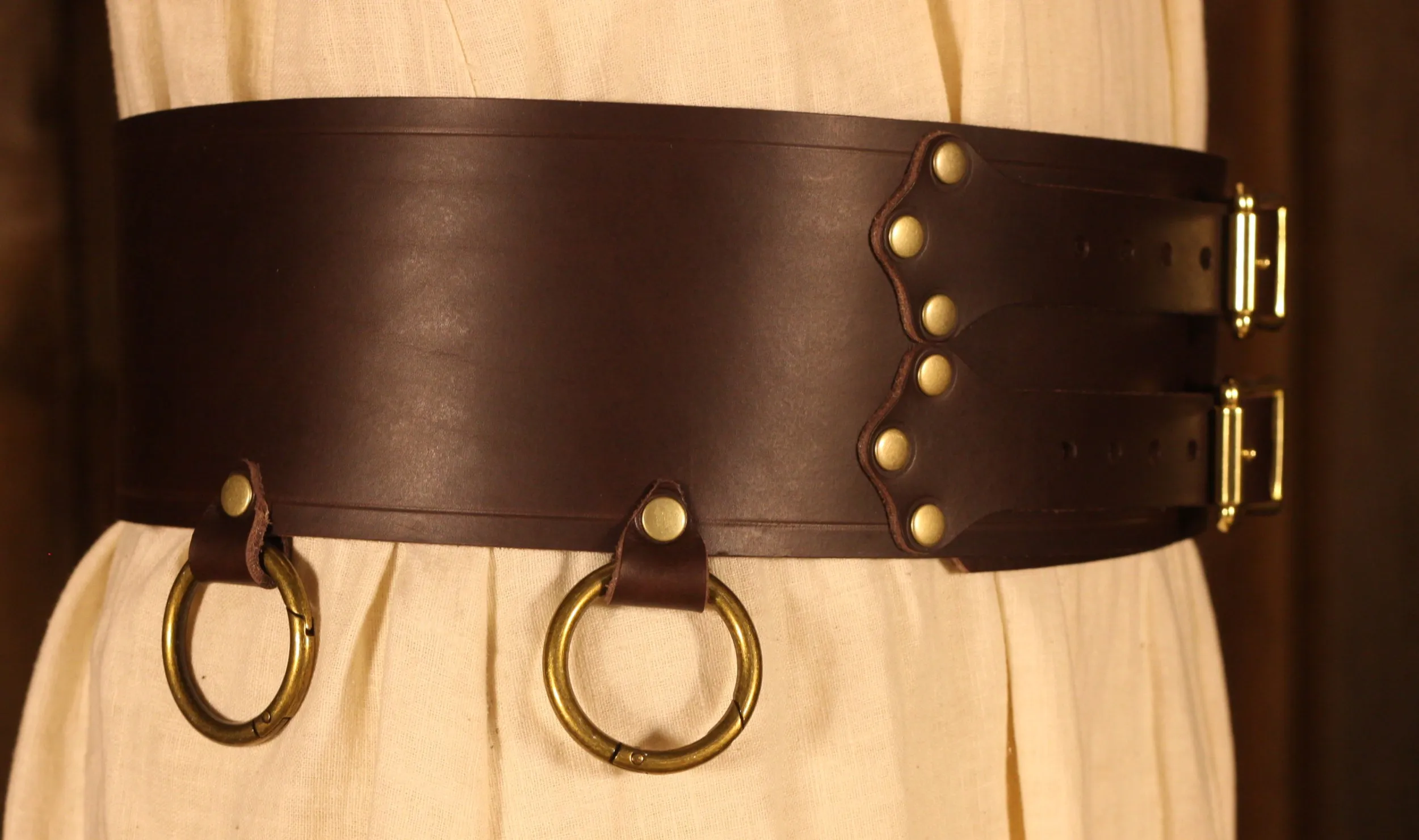 Bausatz für Breitgürtel 10cm mit Ringen