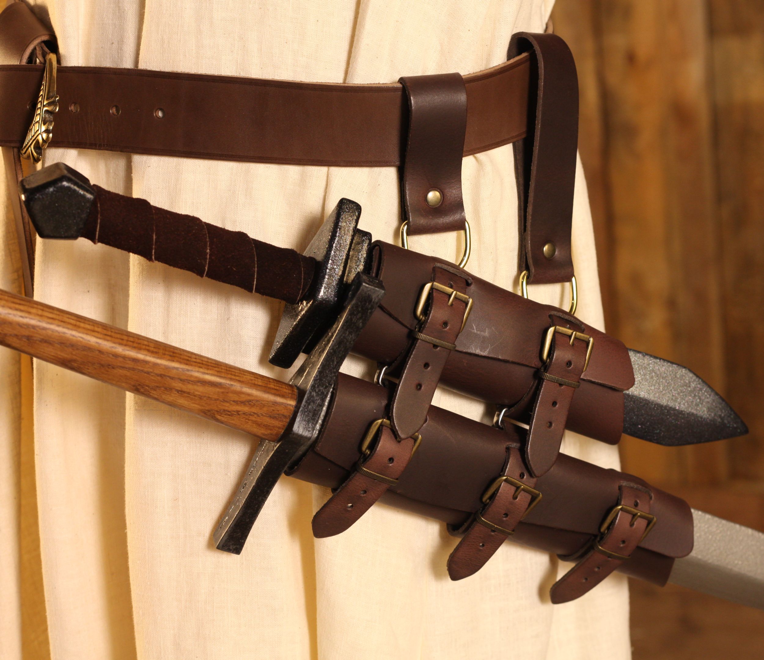 LARP Schwertgehänge doppelt