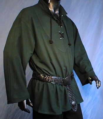 Mittelalterhemd mit Stehkragen