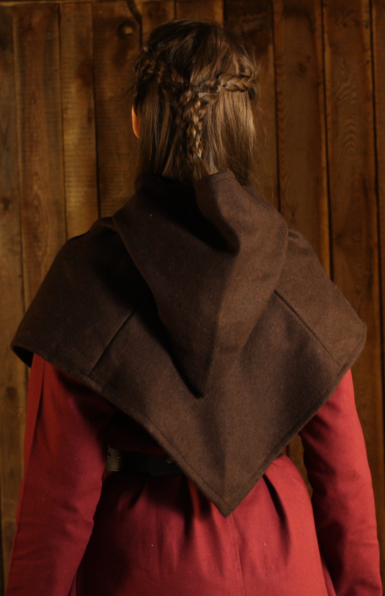 Woll-Gugel Bjorn  Braun