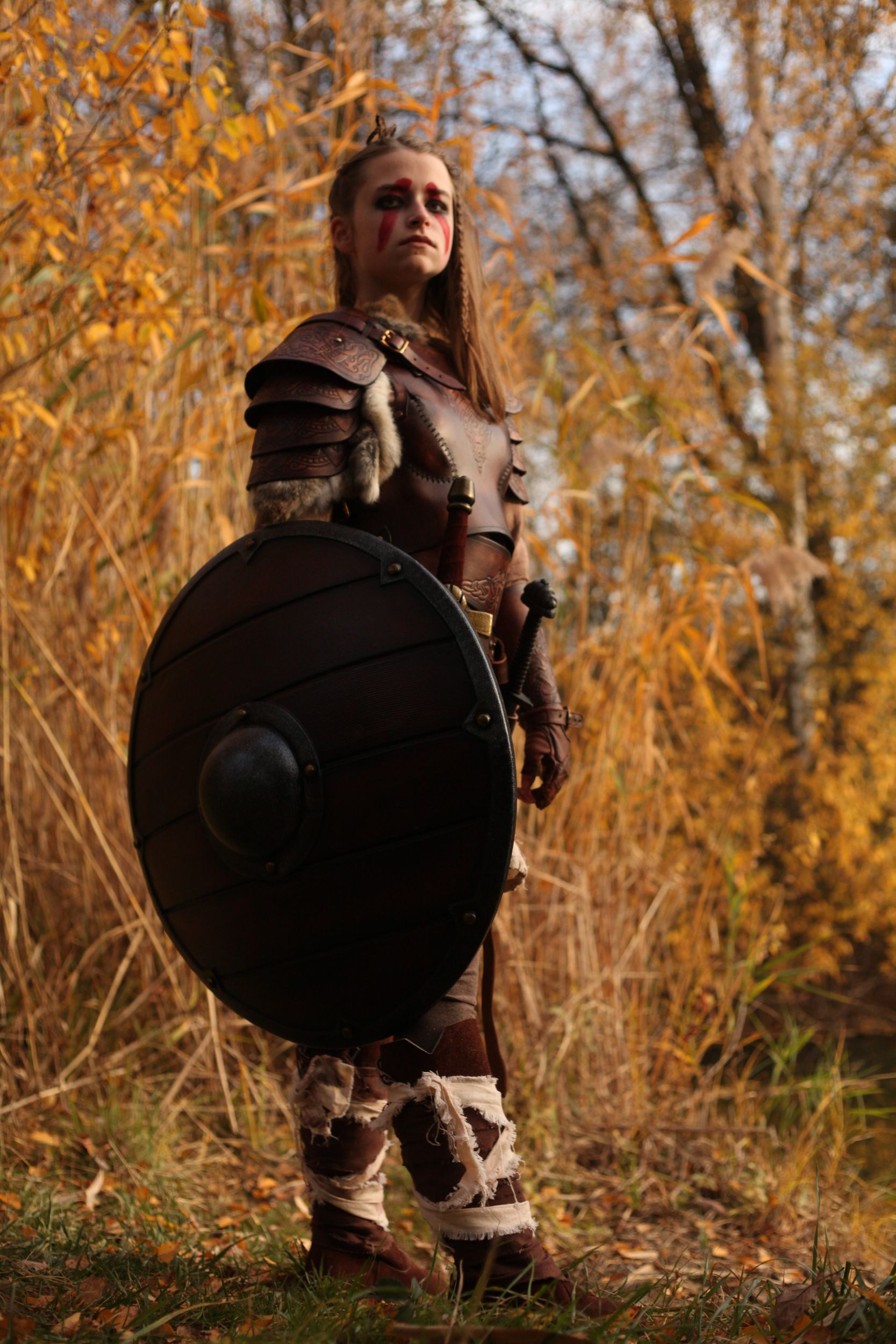 LARP Komplettoutfit Wikinger Schildmaid