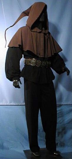 Gugel mit langer Kapuze