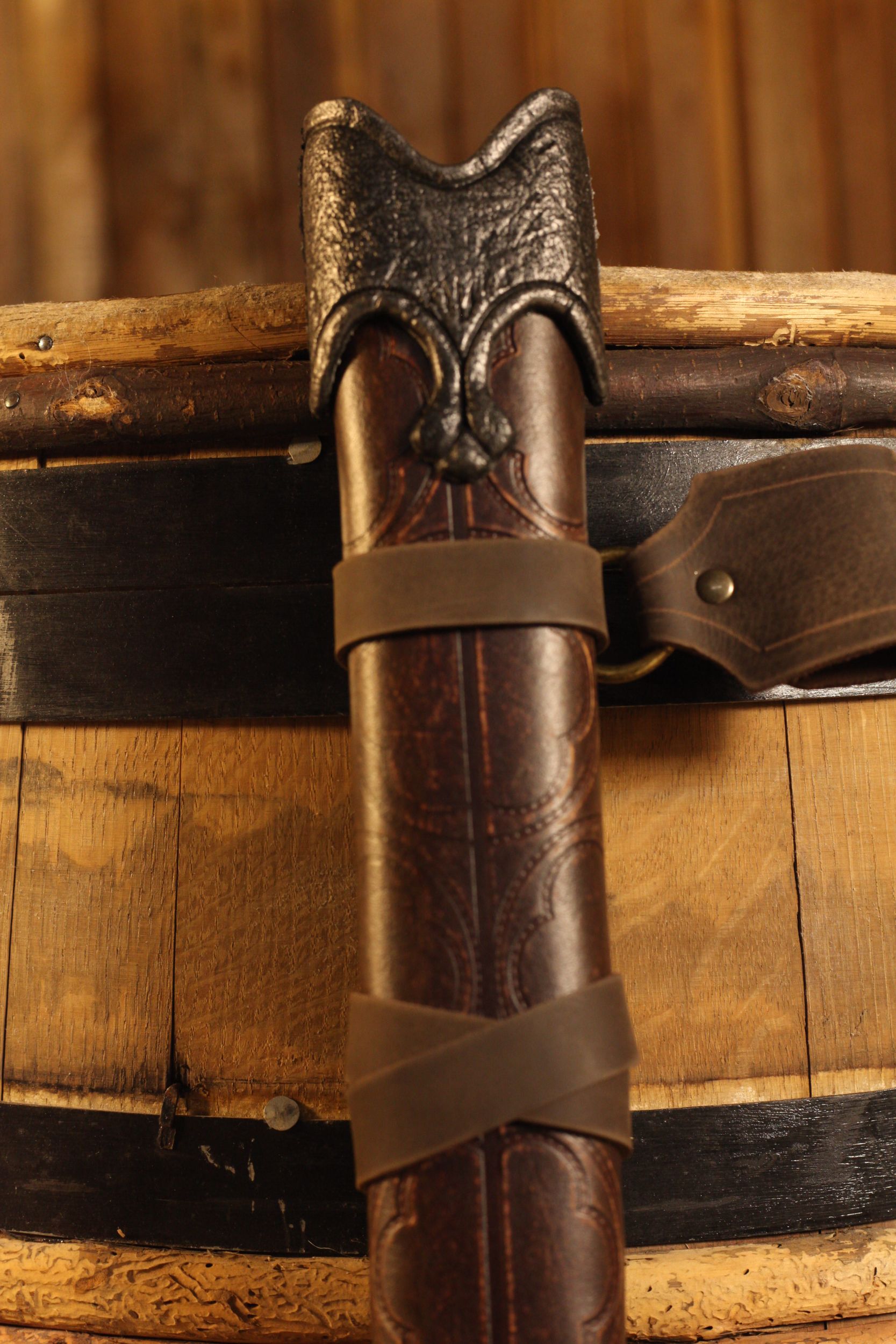 Schwertscheide für Geralt''s Schwert Witcher, braun