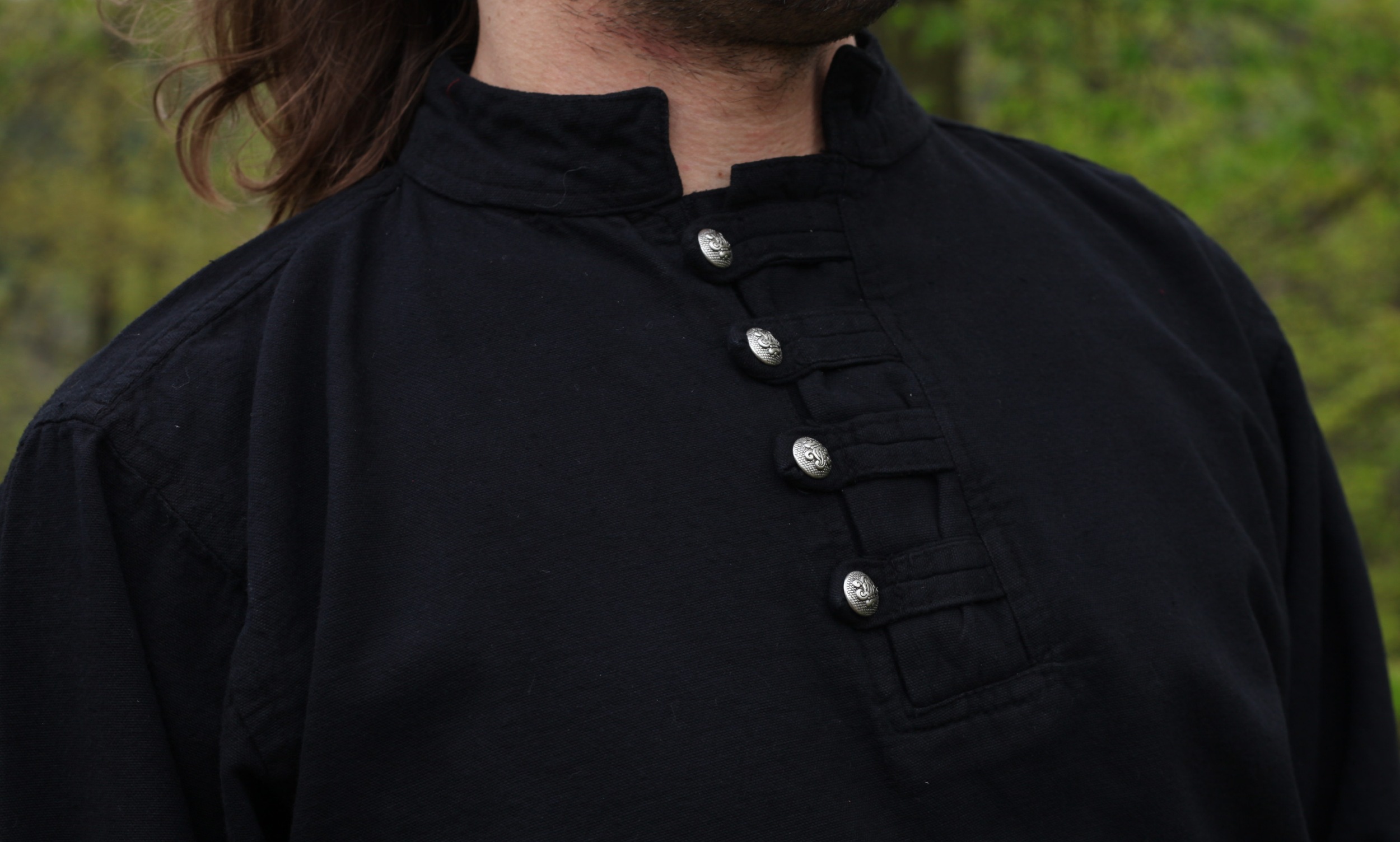 Piratenhemd, Mittelalterhemd, geknöpft