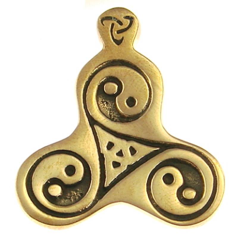 Bronzeanhänger Yin & Yang