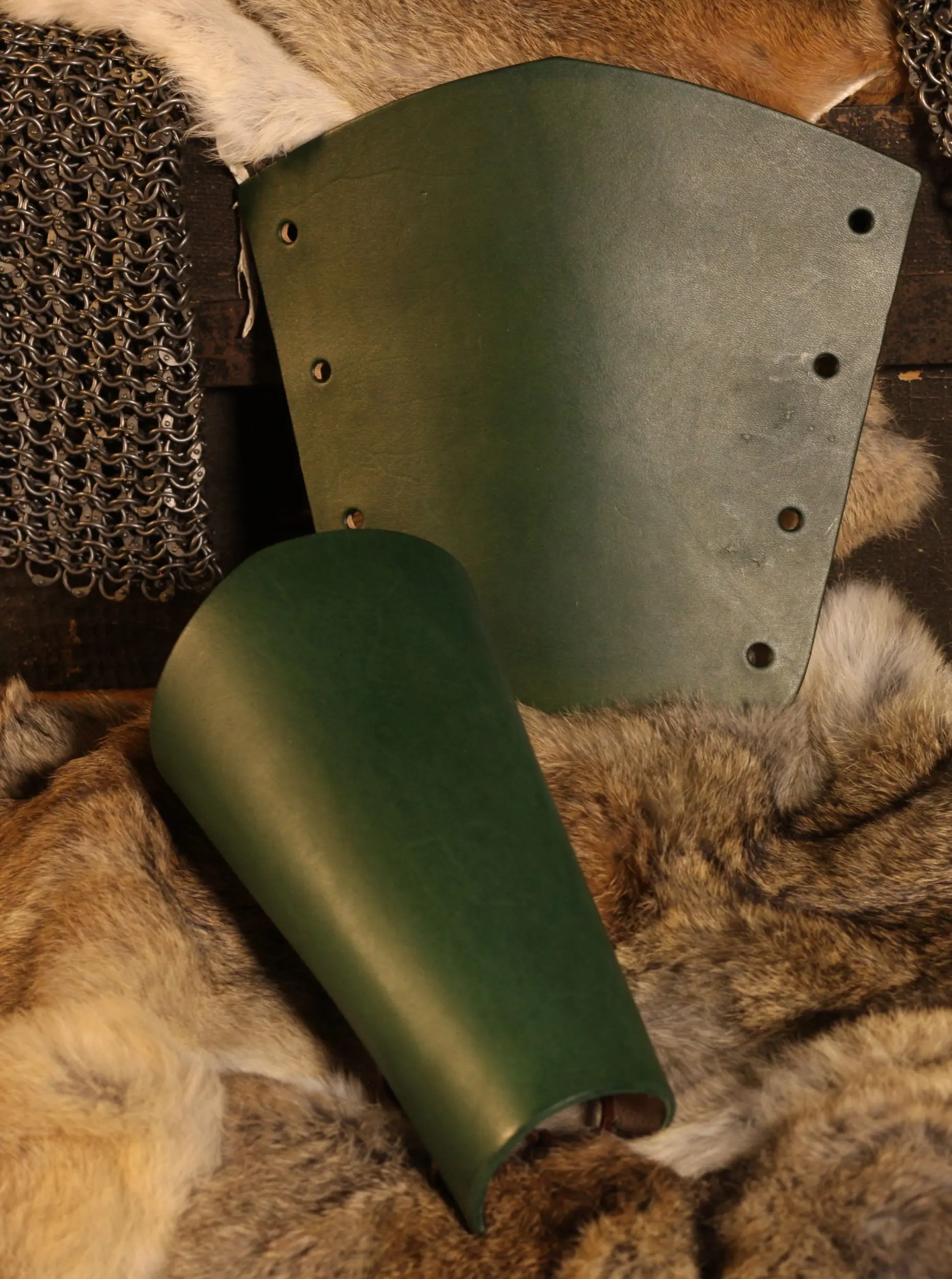 Einfache Leder-Armschienen