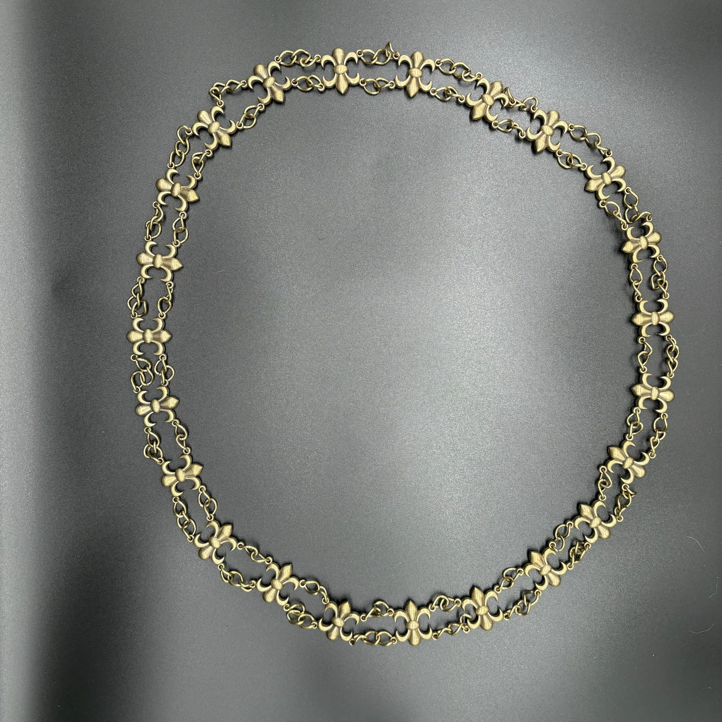 Prunkkette/Amtskette Fleur de Lysmessing