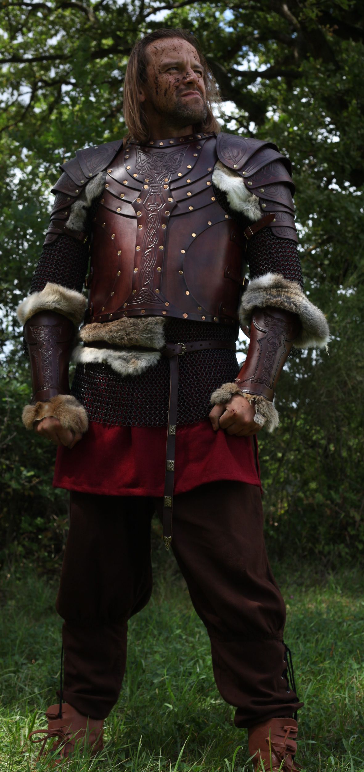 LARP Lederrüstung Vendel Komplettset