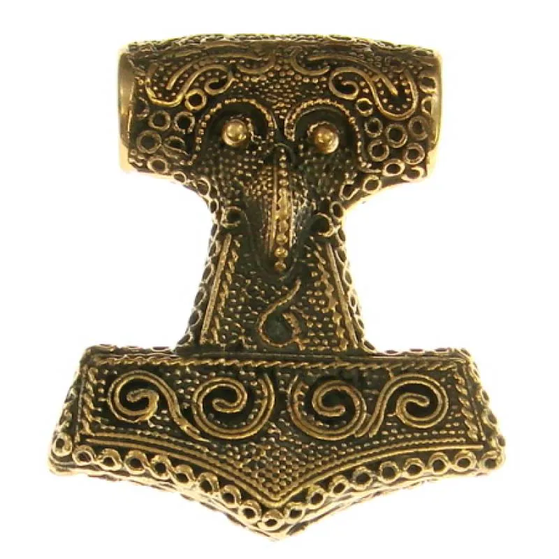 Bronzeanhänger Thorshammer groß
