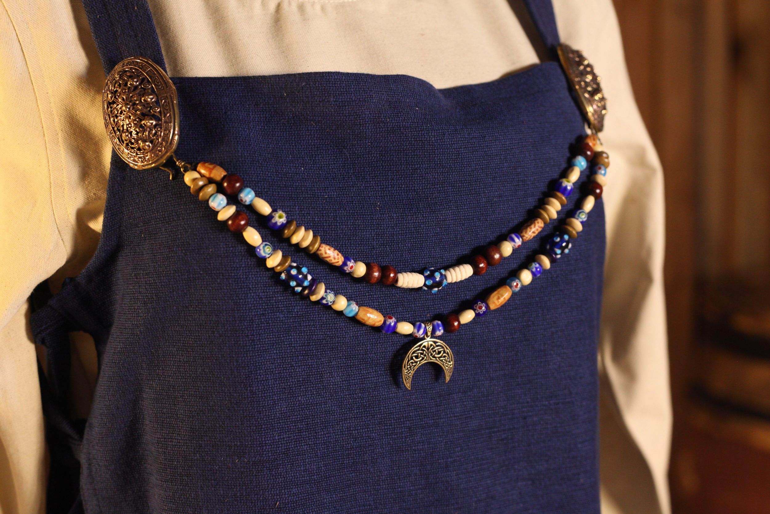 Fibelkette im Wikingerstil mit Lunula